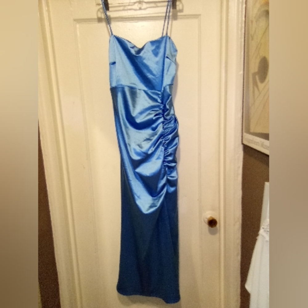 "JACARANDA" TIGHT FITTING SILK DRESS